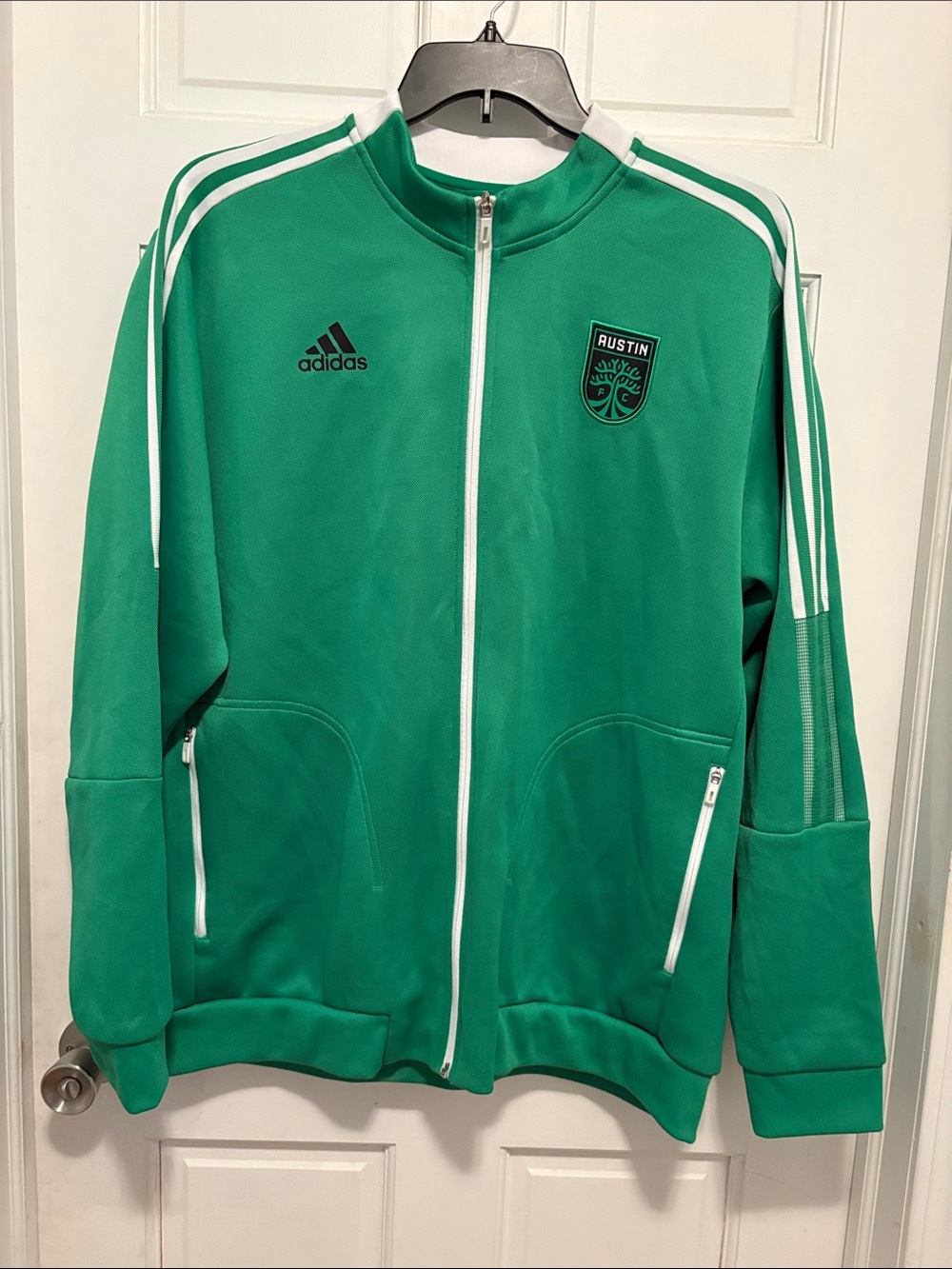 Adidas Austin Green Men's Track Jacket size 2XL